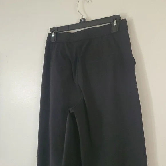 Halara Black Pull-On Flareleg Trousers Size Small Stretchy Pockets - Picture 5 of 13